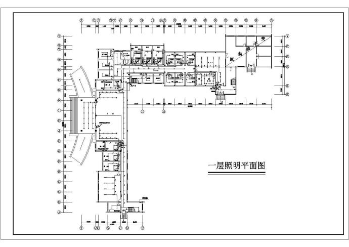 南方某地区综合楼装修电气施工总套图_图1