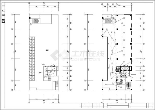 商住用房全套电气设计施工CAD图方案-图一