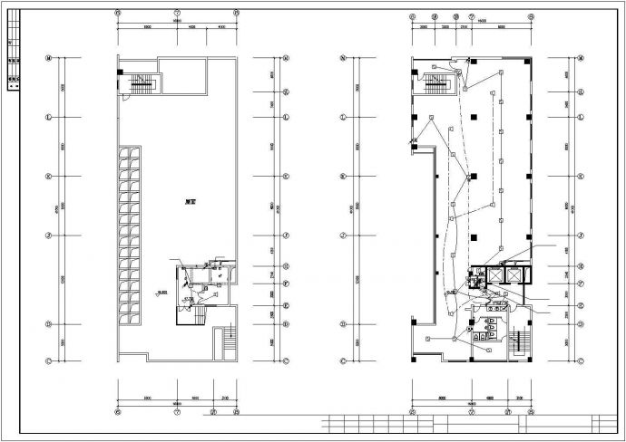 商住用房全套电气设计施工CAD图方案_图1