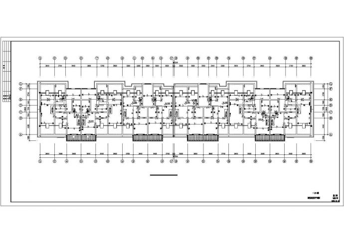 底层住宅楼电气设计施工CAD图纸_图1