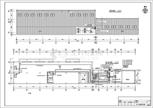 办公楼电气设计施工CAD全套图方案设计-图二