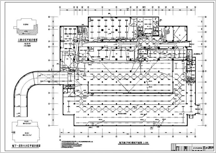 某中医院高级病房楼电气设计施工CAD图纸_图1