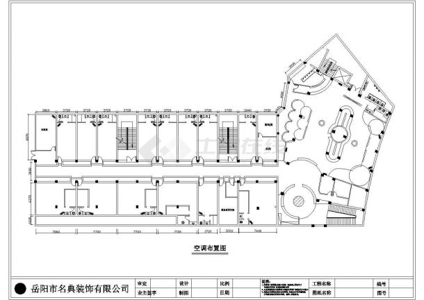 某地区一套音乐酒吧建筑cad图纸-图一