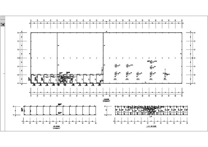 某地一层排架结构厂房结构设计施工图_图1