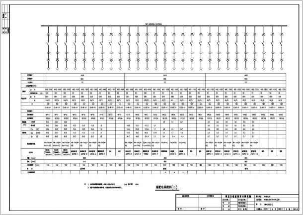 某地区高层住宅配电系统CAD图纸-图二