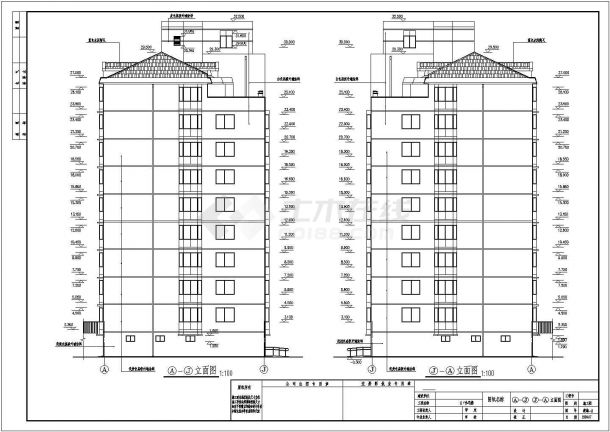 某地9层剪力墙结构住宅楼建筑施工图-图二