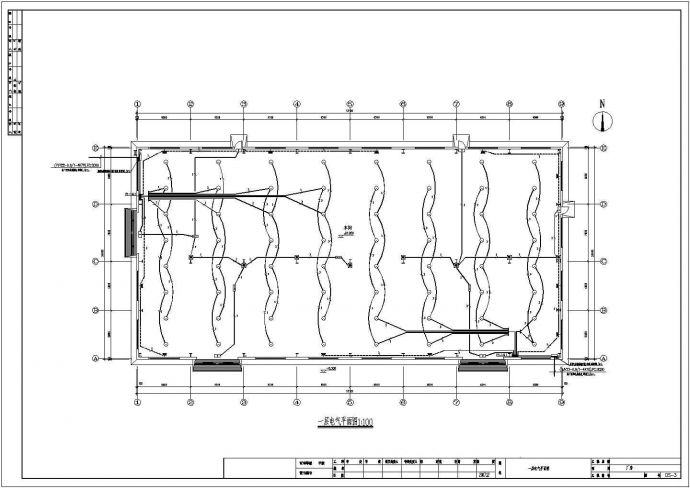 某厂厂房电气设计施工CAD方案全套图纸_图1