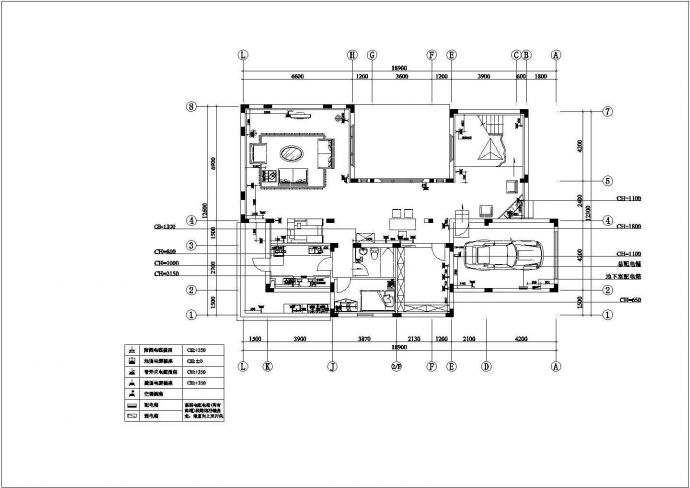 西部住宅楼电气设计全套施工cad图纸_图1