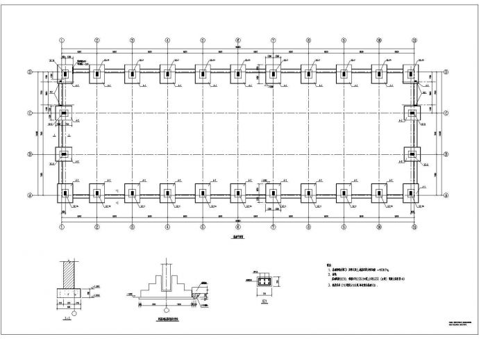 某典型混凝土排架梯形钢屋架结构图_图1