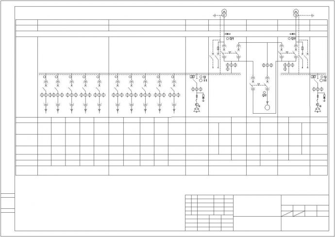 某厂房全套电气设计施工CAD方案图_图1