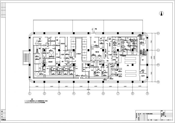 某公司洁净厂房全套电气设计施工CAD图_图1