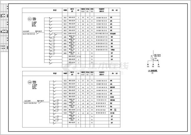某药厂扩建系统全套电气设计施工CAD图-图二
