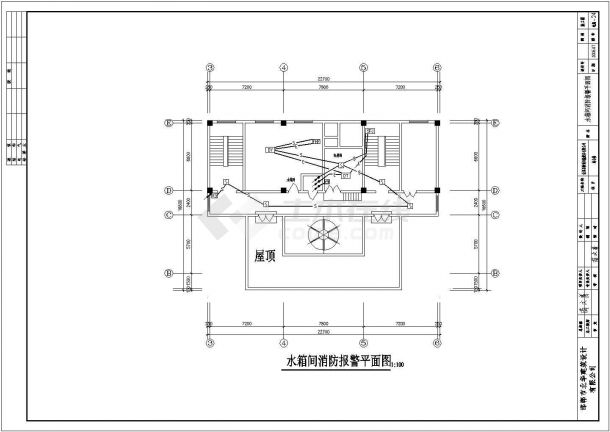 邯郸市某县交通局9层办公楼电气设计施工图-图一