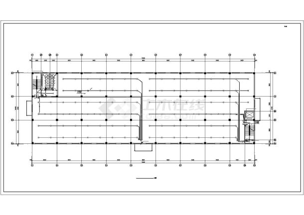 上海某厂房全套电气设计施工CAD图-图二