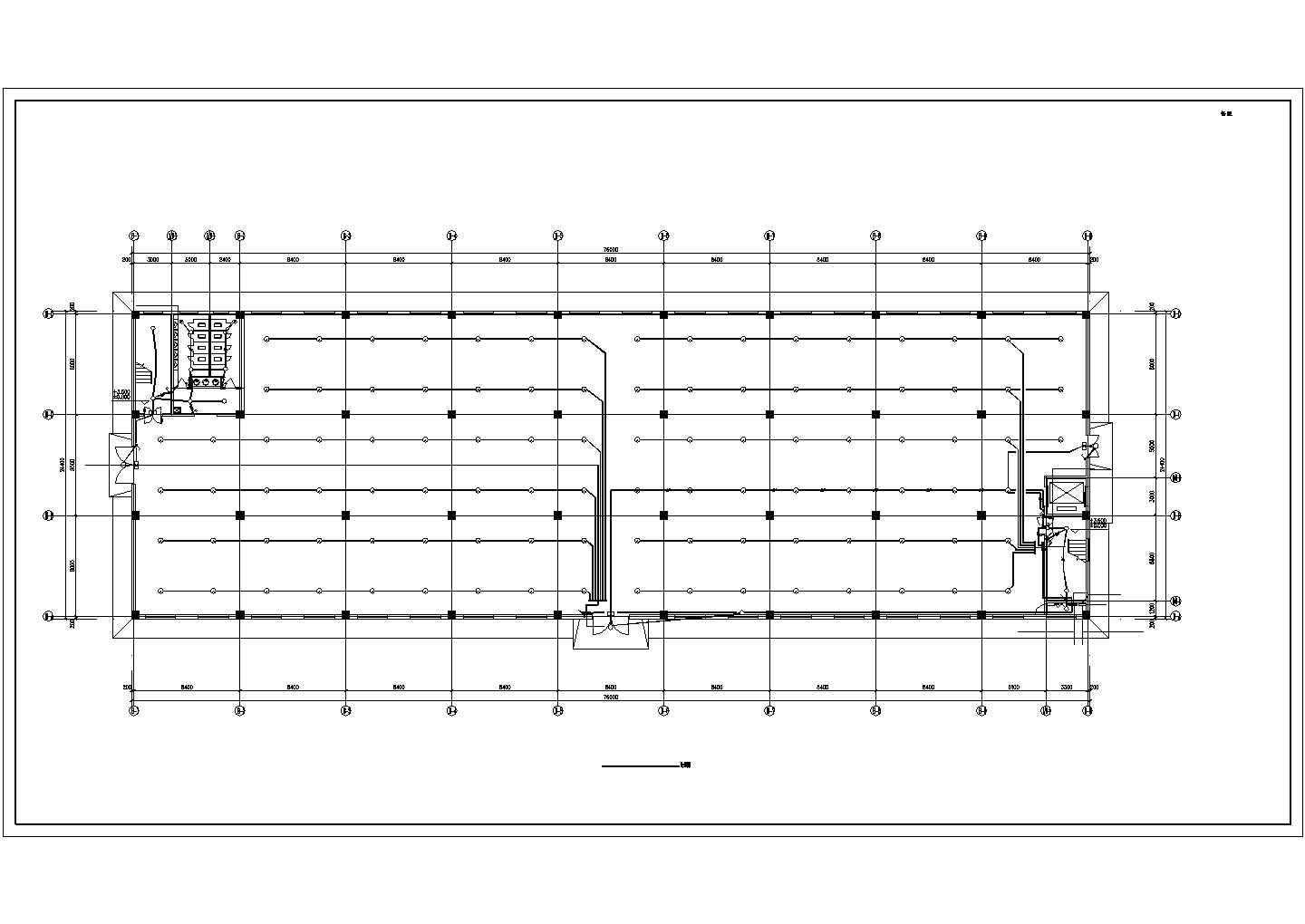 上海某厂房全套电气设计施工CAD图