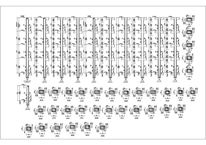 某地徽派风格建筑设计图纸（共13张）_图1