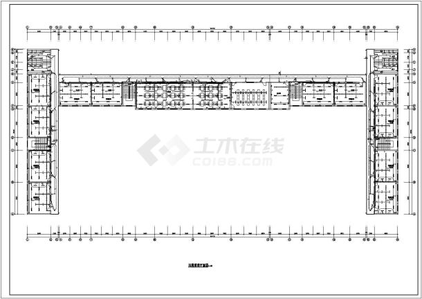 某地区学校教学综合楼电气设计施工图-图一