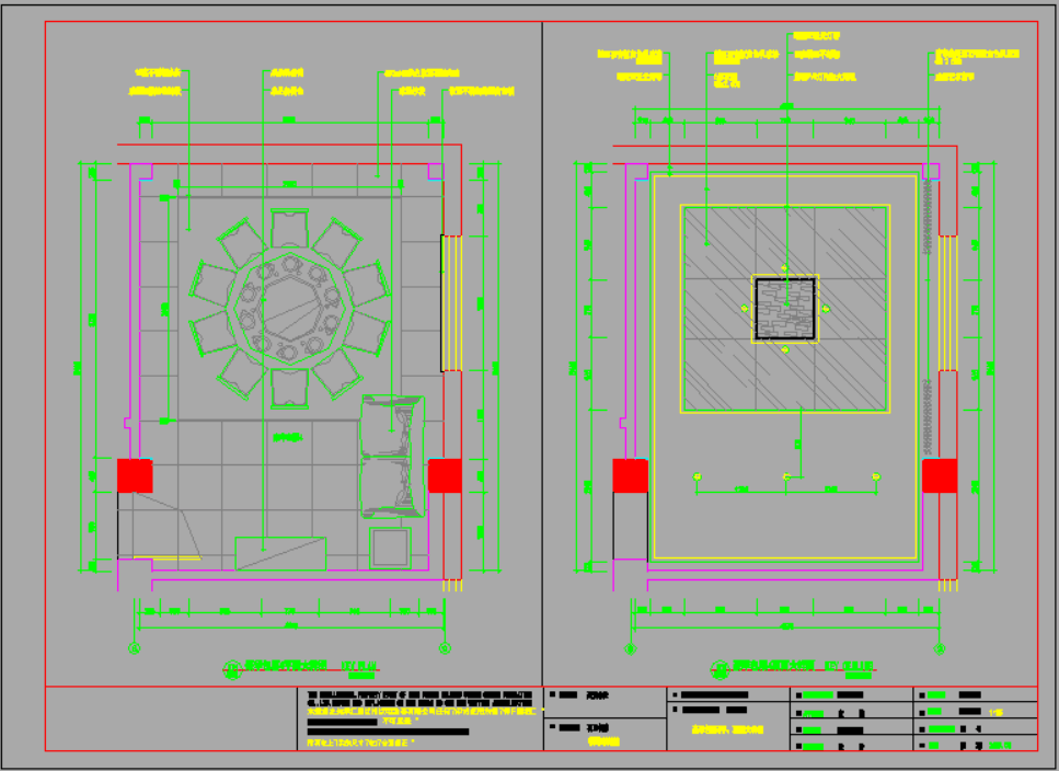 某地连锁老鹅馆装修CAD设计施工图