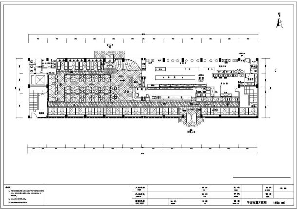 某地方高档中餐厅装修CAD设计施工图-图一