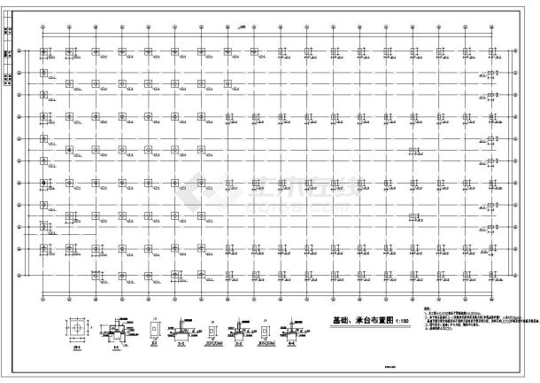 某45米跨单层门式钢架厂房钢结构施工图-图二