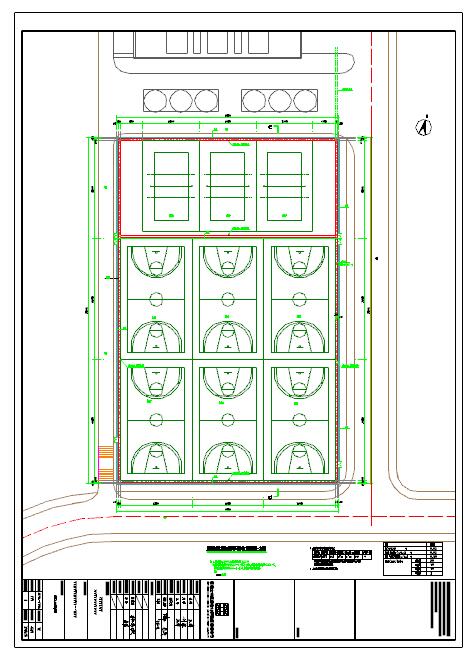 江苏南京某体育场地与室内体育馆建筑施工图