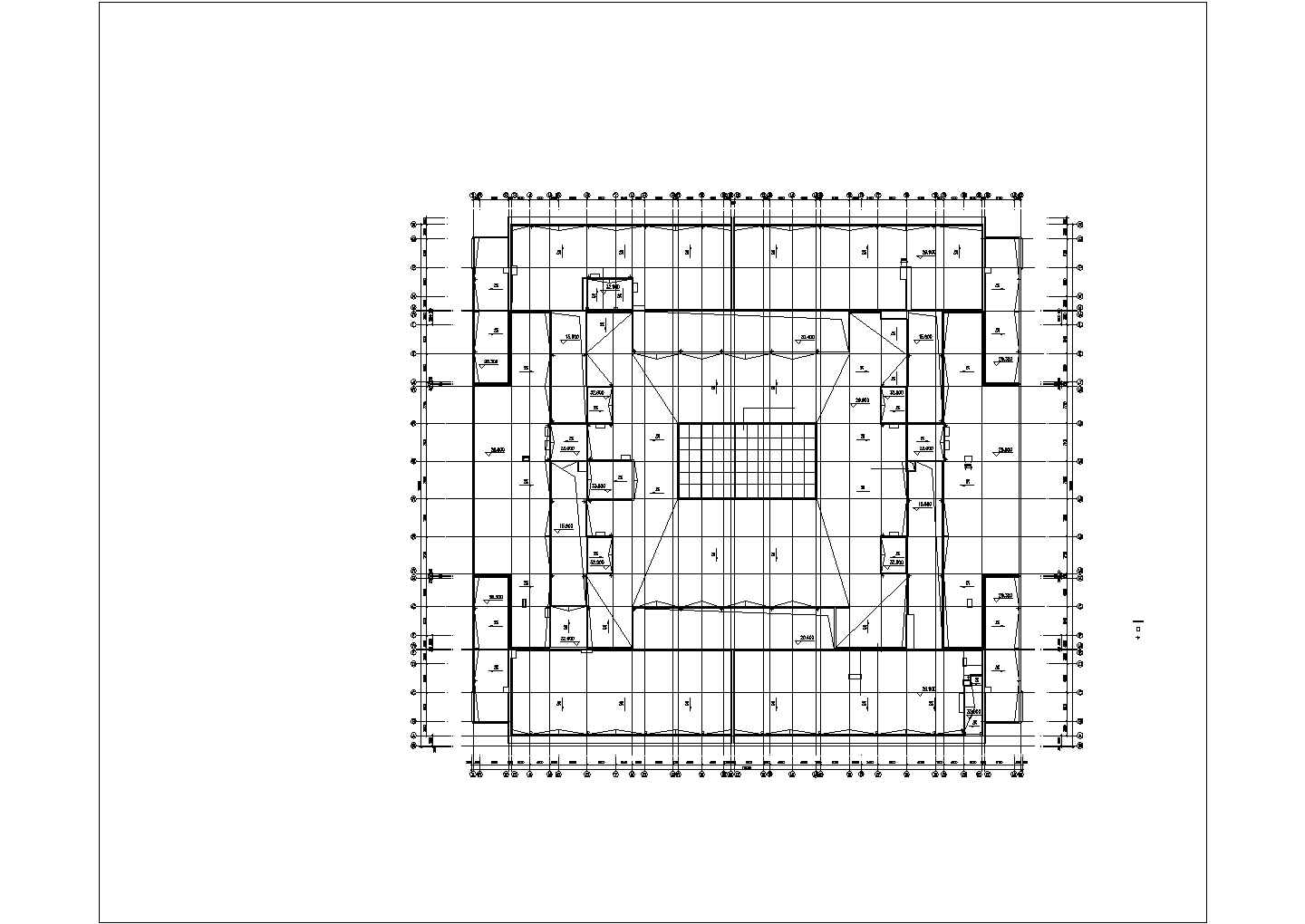 某大型超市建筑设计CAD方案图纸