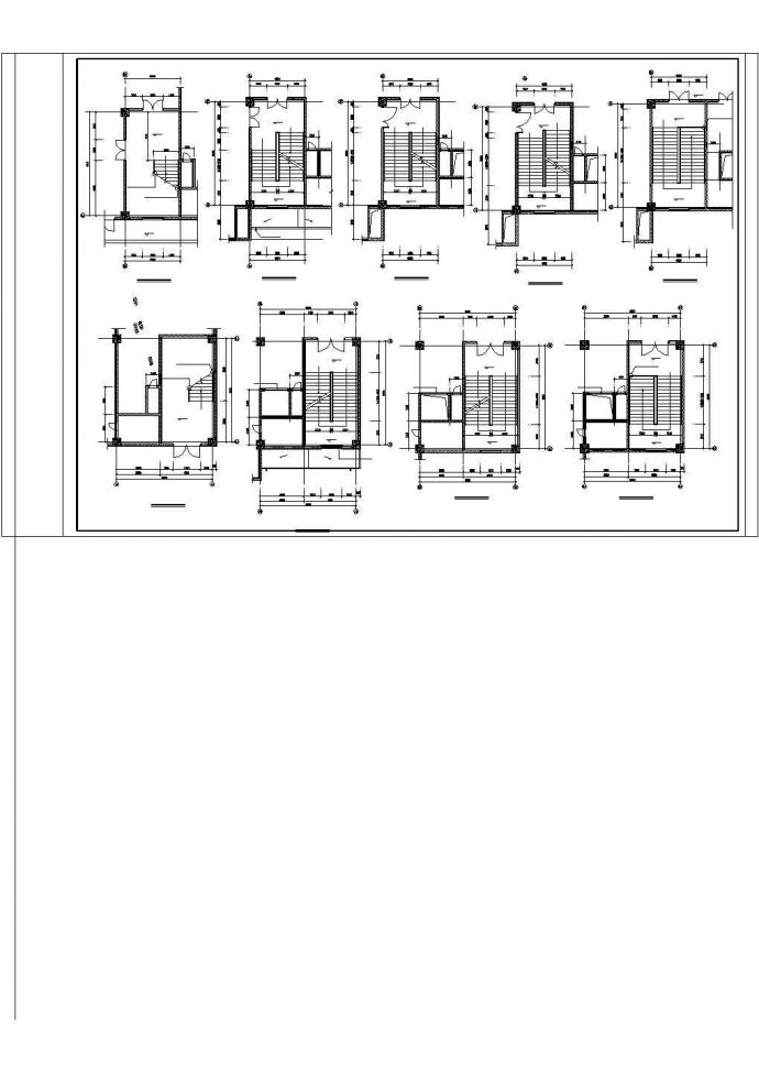 某大型商场全面建筑设计CAD施工_图1