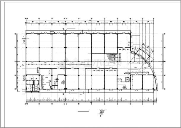 某大型商场设计建筑CAD施工图纸-图二