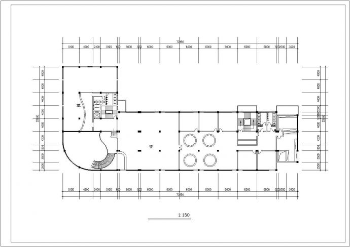 某酒店全面建筑设计CAD方案图纸_图1