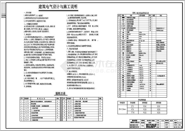 某地区医院 (12)号综合楼电气设计cad施工图-图二