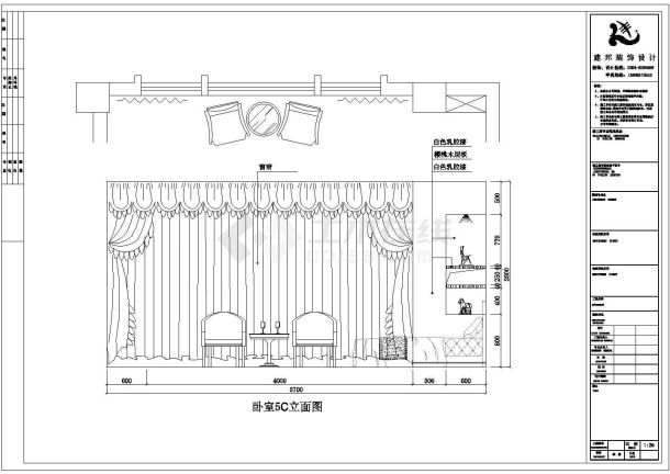 某地现代风格别墅室内装饰设计施工图-图二