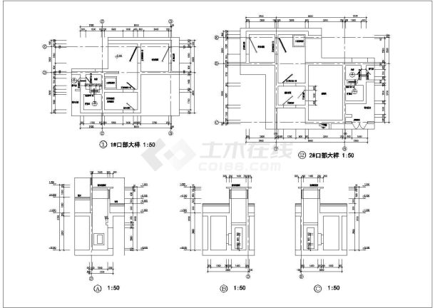 某城市高层建筑设计方案图-图一