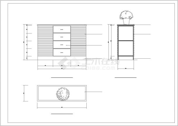 广州某城市家装精选CAD建筑图纸-图二