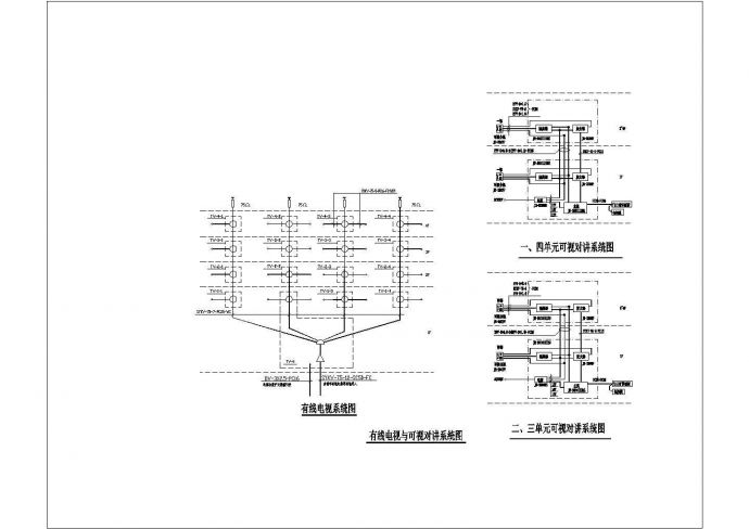 住宅全套详细电气设计施工CAD图_图1