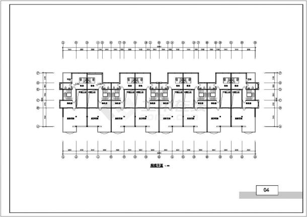  Classic CAD design drawing of large residential quarters - Figure 2