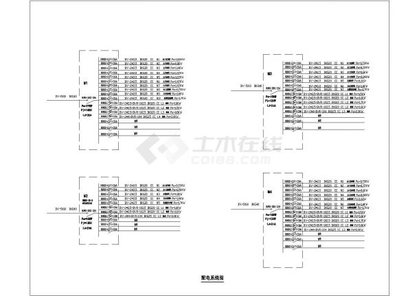 某地区办公楼 (11)号楼电气方案设计cad施工图-图一