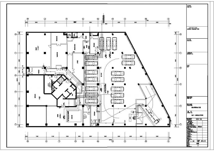 某地区办公楼 (76)号楼电气方案设计cad施工图_图1