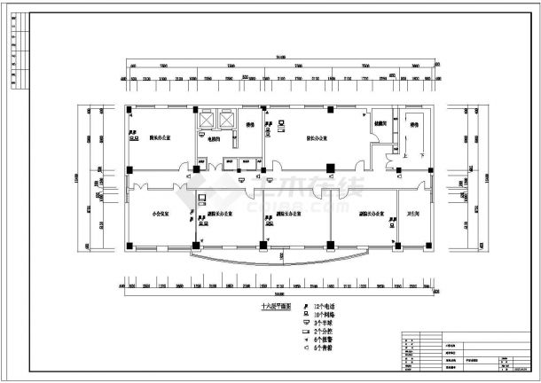 某地区办公楼弱电系统工程设计cad施工图-图二