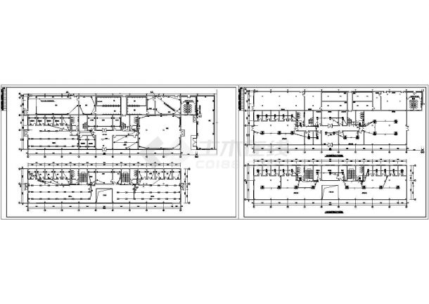 某地区车间、办公楼电气设计cad施工图-图一