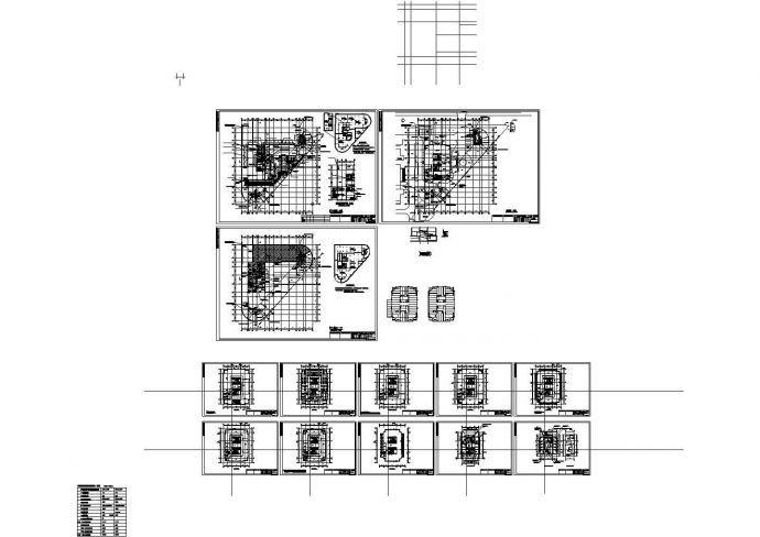 某城市办公楼CAD暖通平面设计图纸_图1