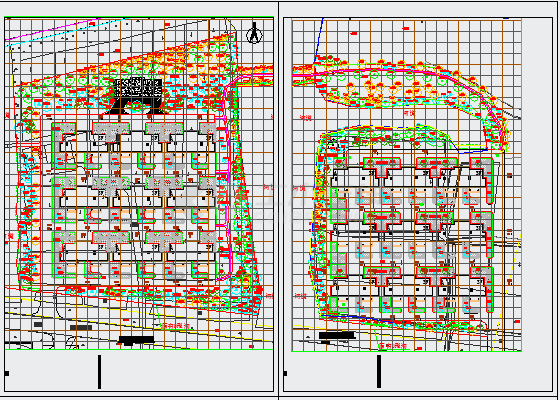 某新年农村改造工程CAD平面布置参考图-图一