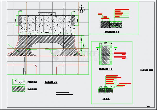 某新年农村改造工程CAD平面布置参考图-图二