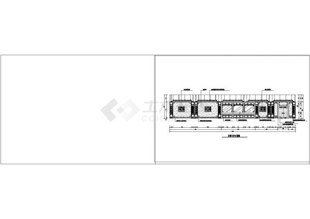 比较受欢迎的汉餐大厅天花平面布置装修设计图-图二