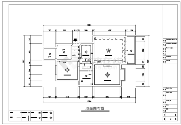 某地住宅楼两居室现代简洁风格施工图附效果图-图一