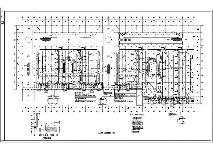 某地区某17万平大型商场消防设计cad施工图_图1