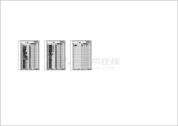 某地区建材商场电气设计cad施工图-图一