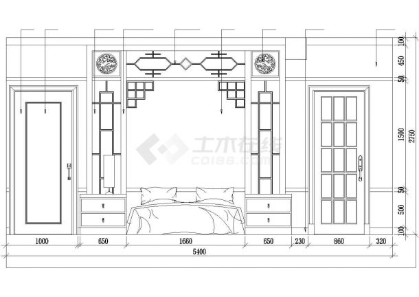  Detailed Plan of CAD Construction Design for Fine Decoration of Living Room - Figure 1