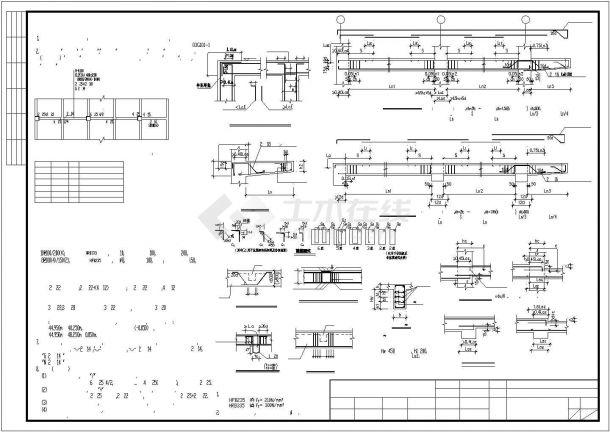 某教学楼建筑结构详细设计cad施工方案图-图二