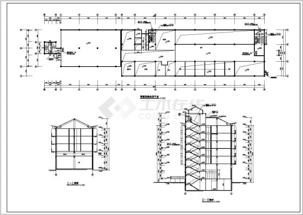 度假中心建筑施工CAD设计图纸方案-图二