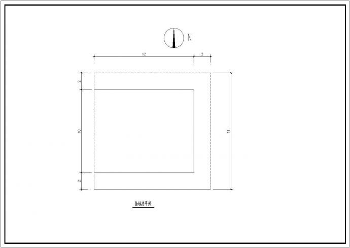 多层商住楼建筑施工CAD设计图纸_图1